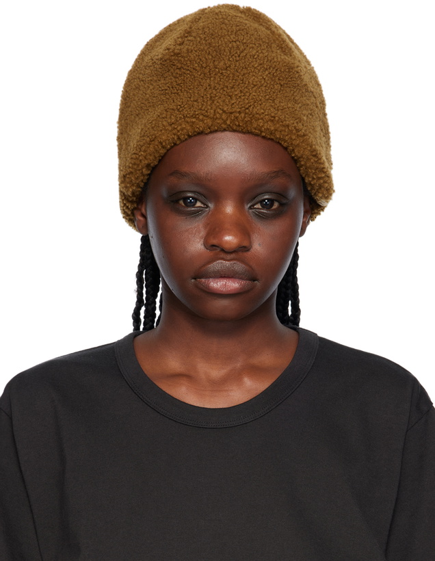 Photo: visvim Brown Logo Beanie