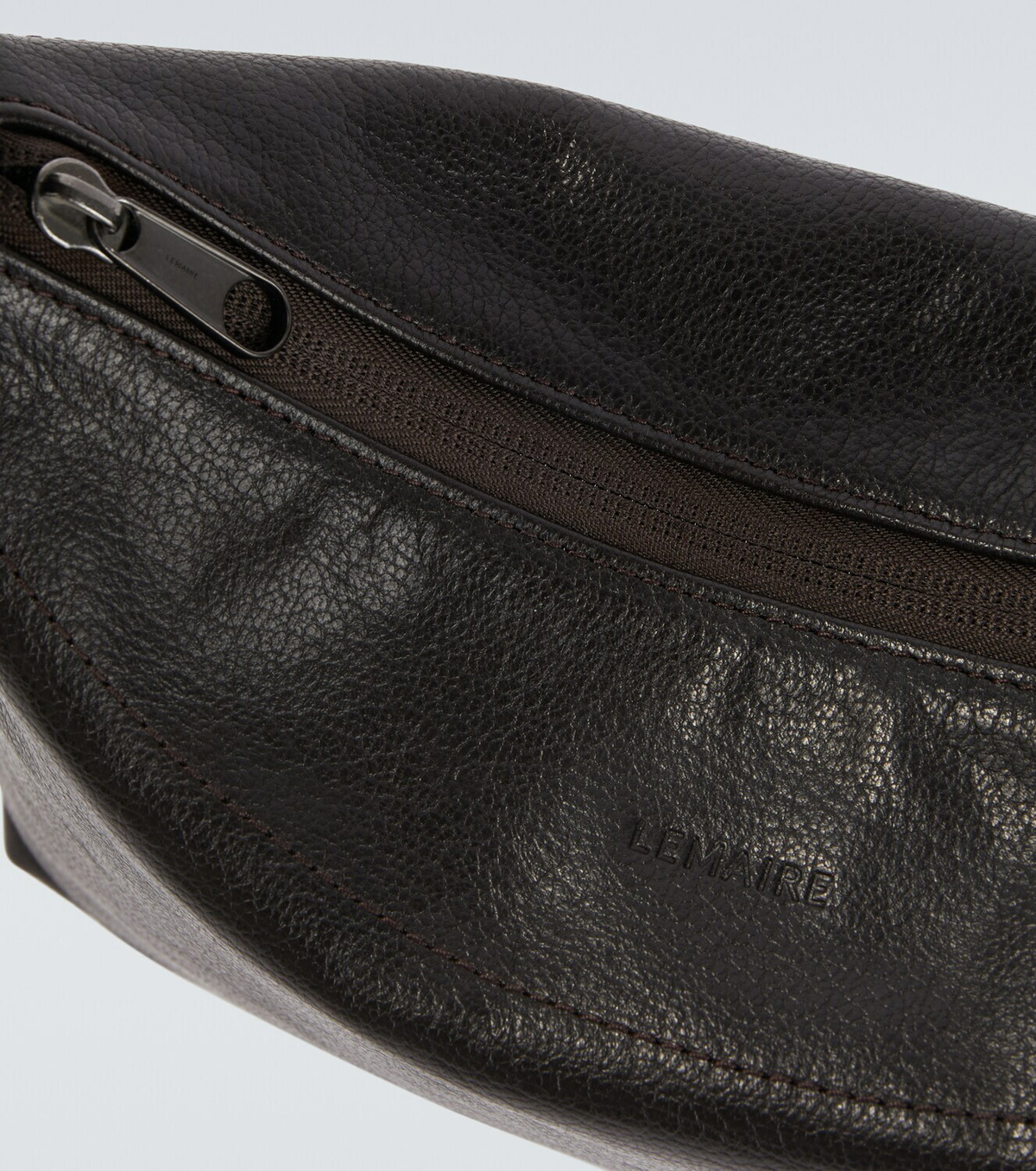 Lemaire Folio Small leather crossbody bag