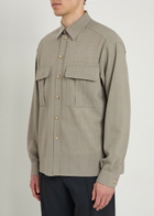 Dolce & Gabbana Wool Shirt Beige