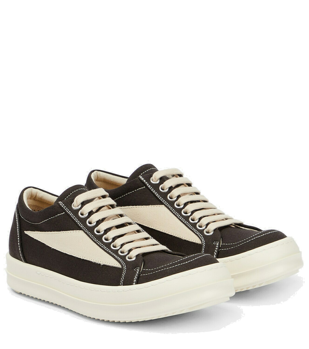 Rick Owens - DRKSHDW canvas low-top sneakers Rick Owens