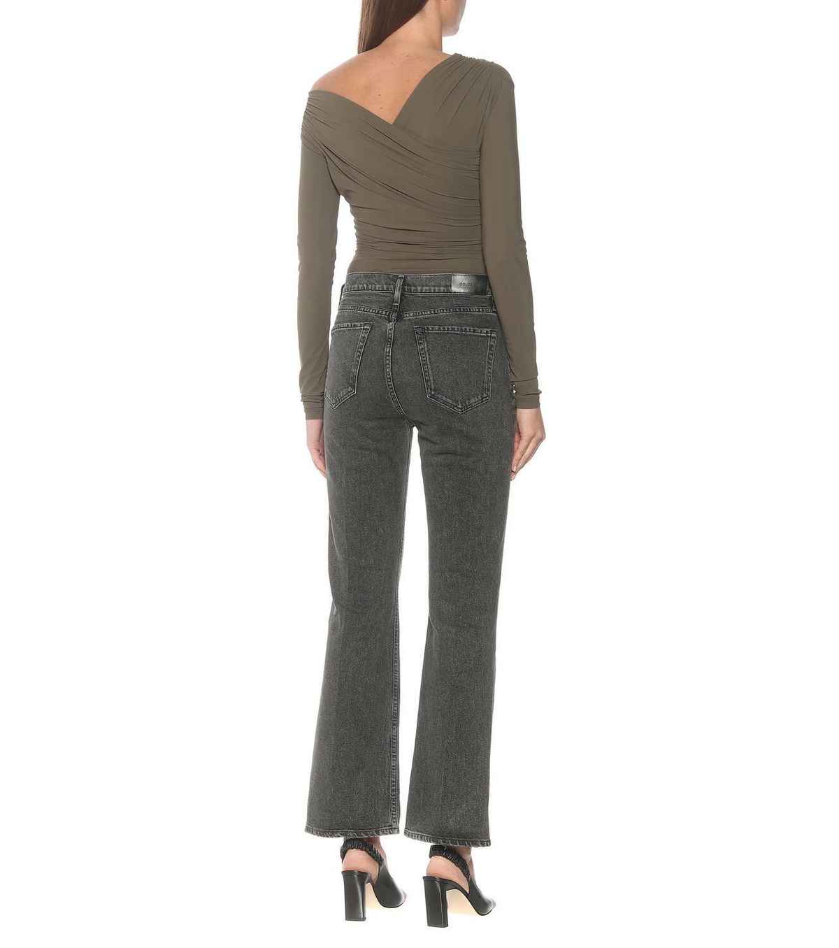 Goldsign The Comfort high-rise bootcut jeans