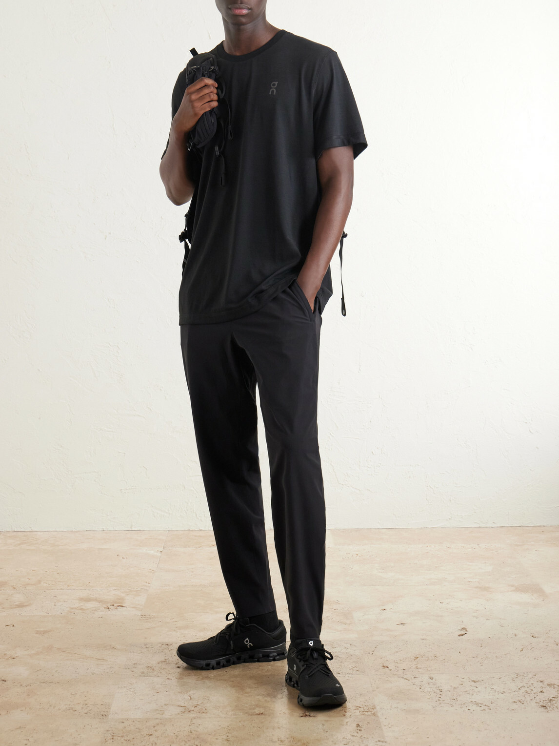On - Train-T Illuson™ Recycled Drytec™ Stretch-Jersey T-Shirt - Black