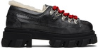 GANNI Black Cleated Derbys