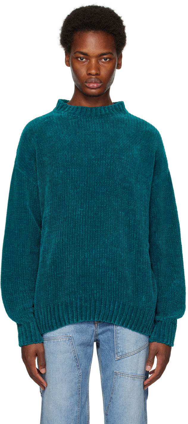 Bonsai Blue Crewneck Sweater