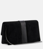 Manolo Blahnik Capri embellished velvet clutch