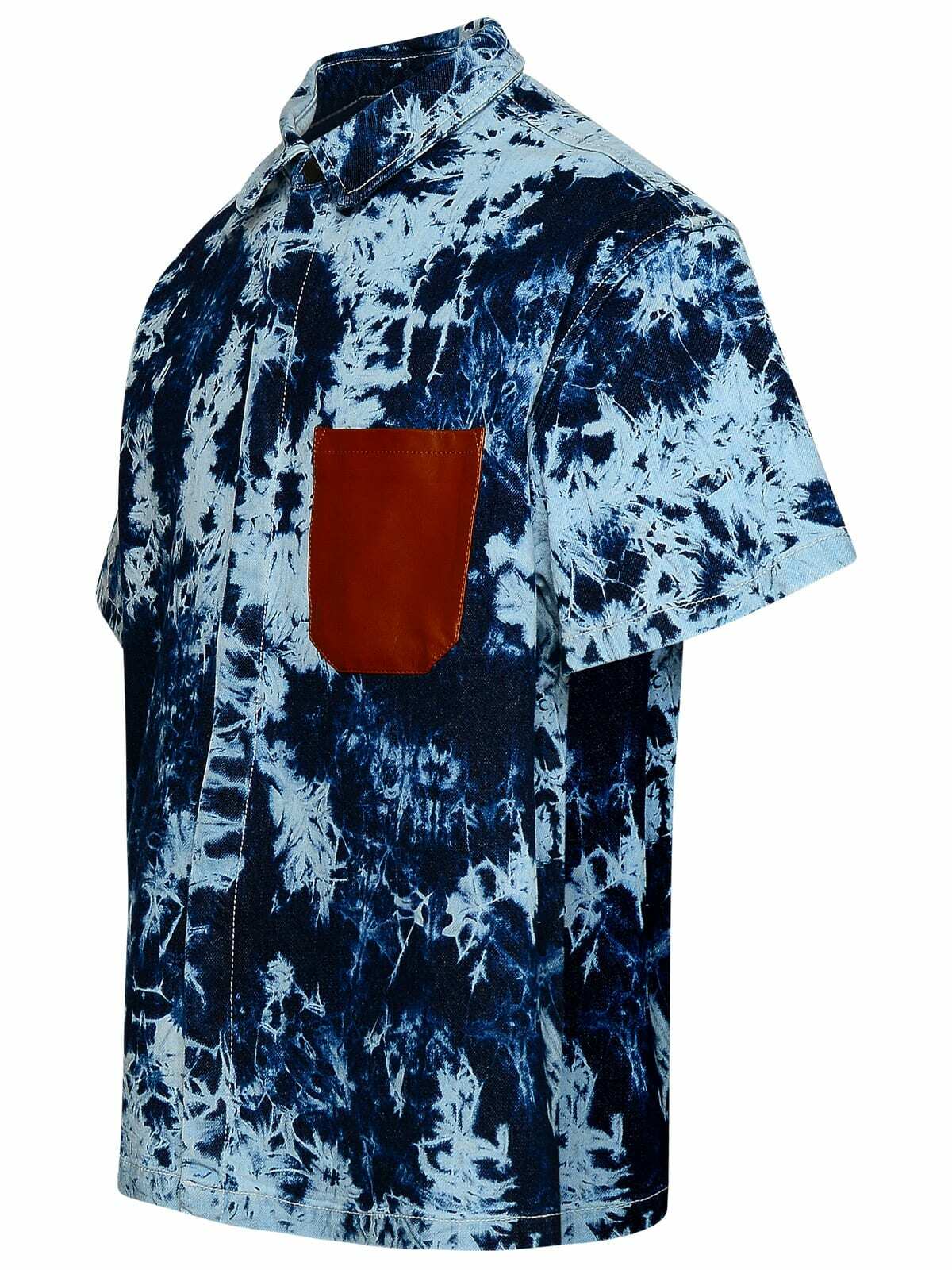 Ferrari Blue Cotton Blend Shirt