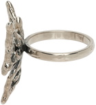 MISBHV Silver Butterfly Ring