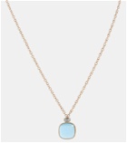 Pomellato - Nudo 18kt gold necklace with blue topaz and diamonds