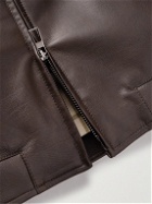 Loro Piana - Wilton Hooded Leather Jacket - Brown