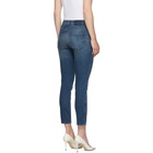 Amo Blue High-Rise Stix Crop Jeans