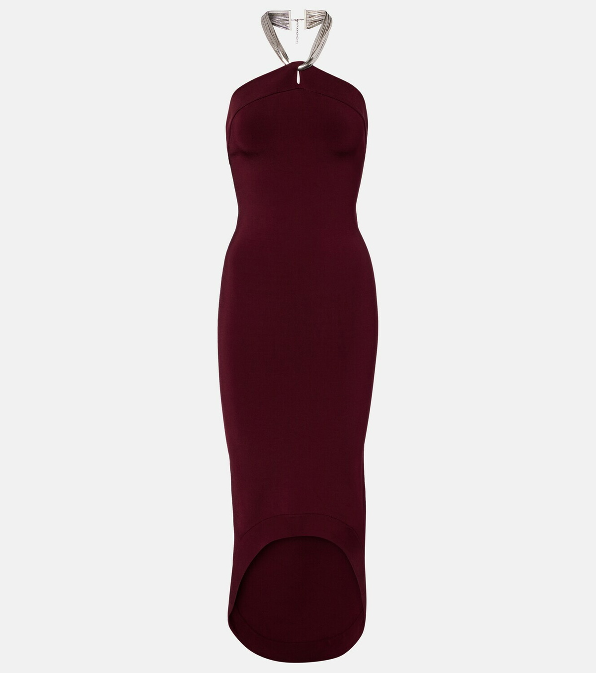 Galvan Halterneck midi dress