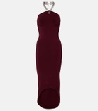 Galvan Halterneck midi dress