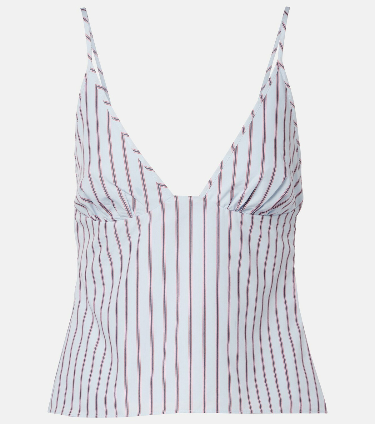 SIR Lista pinstripe cotton-blend top