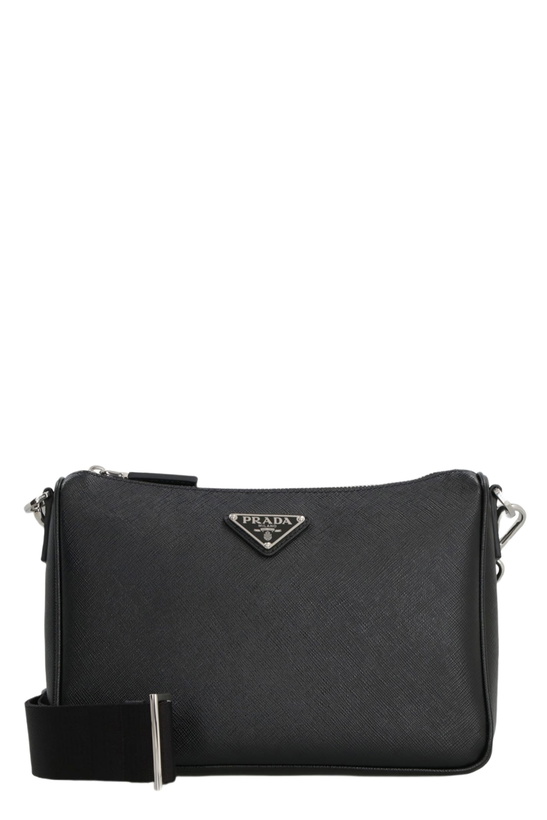 Photo: Prada Leather Messenger Bag