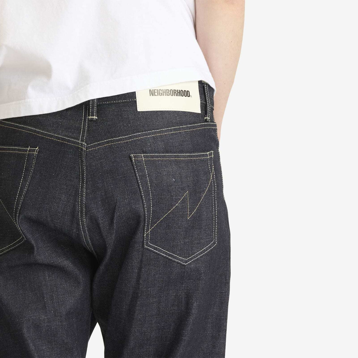 パンツ NEIGHBORHOOD RIGID DENIM DP BASIC PANTS Neighborhood Men's Rigid Denim DP Basic Pants in Indigo Neighborhood