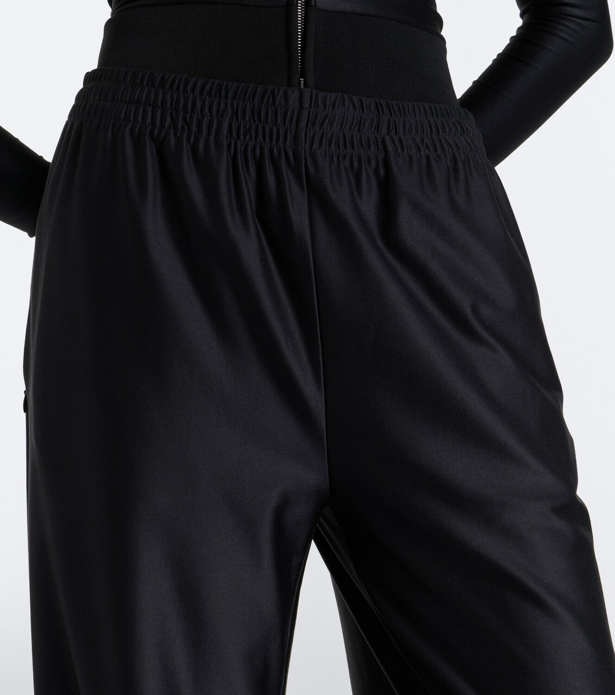 Gucci Silk-blend jersey wide-leg pants