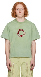 Charlie Constantinou Green Sun T-Shirt