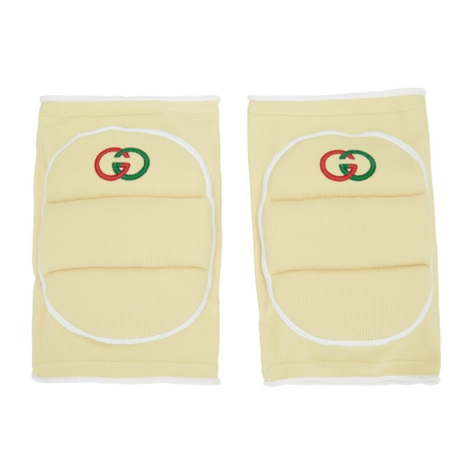 Photo: Gucci Off-White Logo Knee Pads
