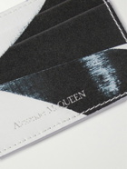 Alexander McQueen - Printed Leather Cardholder - Black