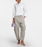 Loewe - High-rise balloon cargo pants