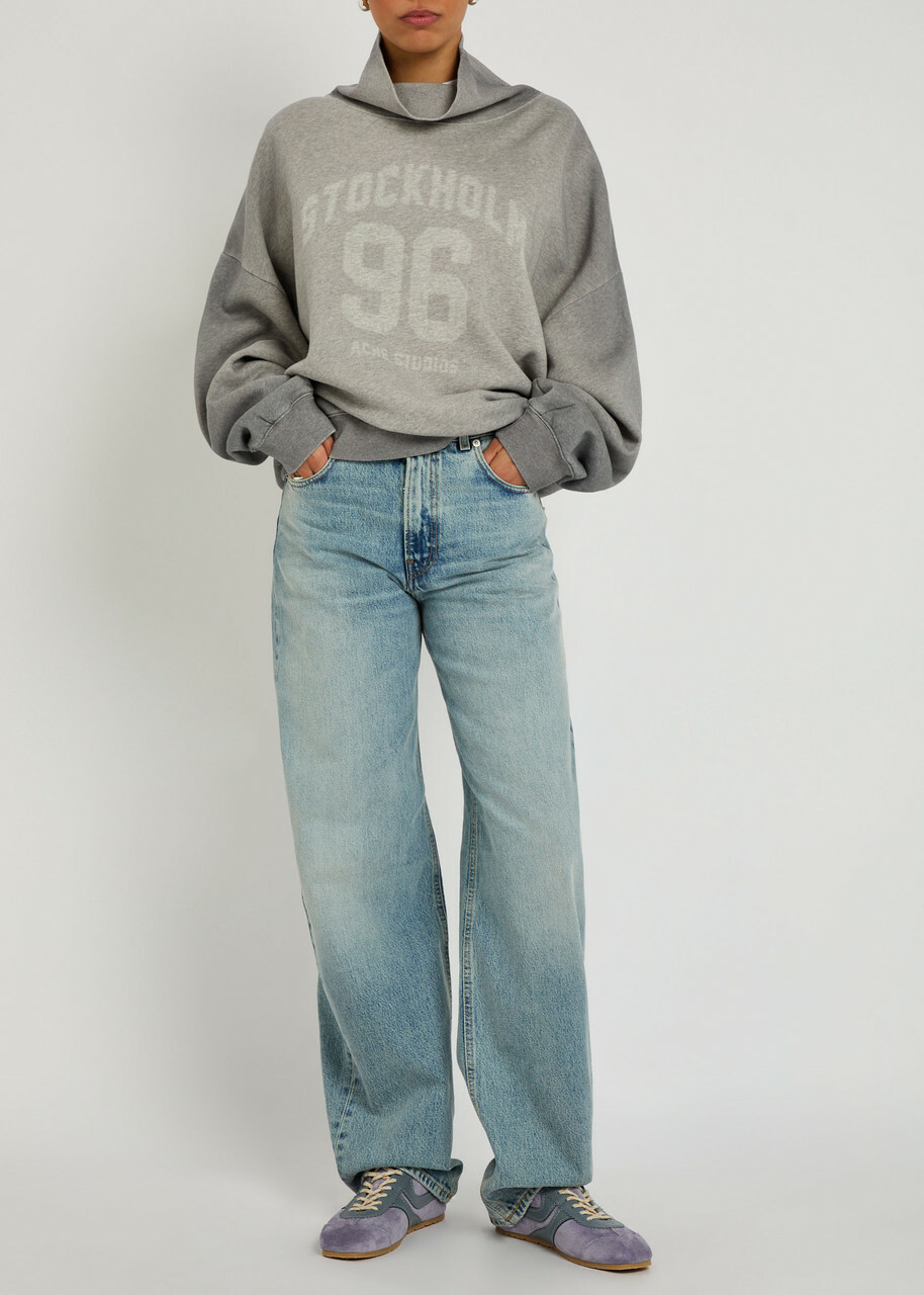 Haikure Bibi Balloon-leg Jeans Blue