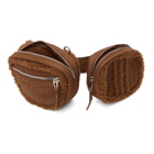 adidas x IVY PARK Brown Sherpa Belt Bag