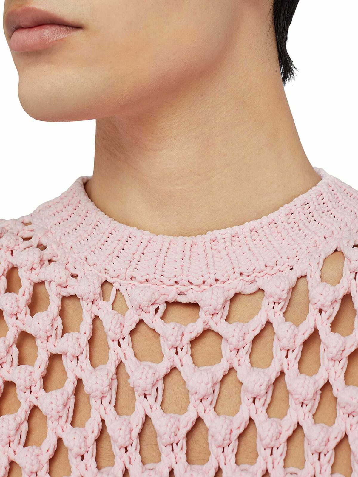 【送料&関税込】Jil Sander Crew Neck Crochet Sweater Jil Sander Crew Neck Crochet Sweater Jil Sander