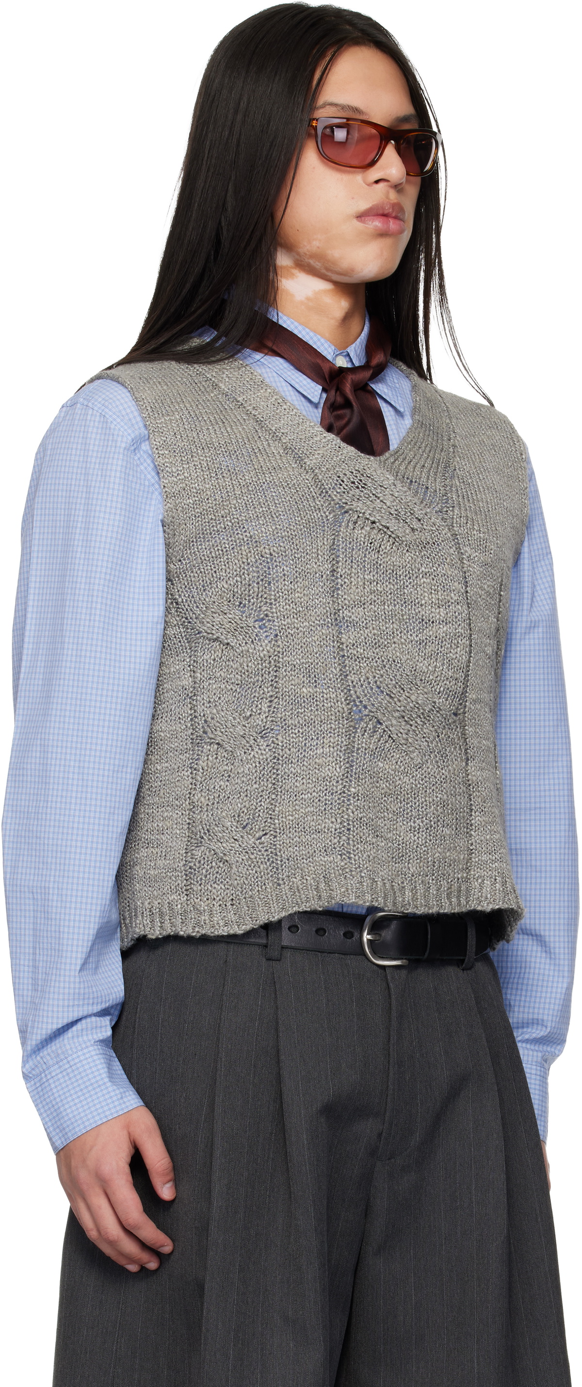 OUR LEGACY Gray Link Vest