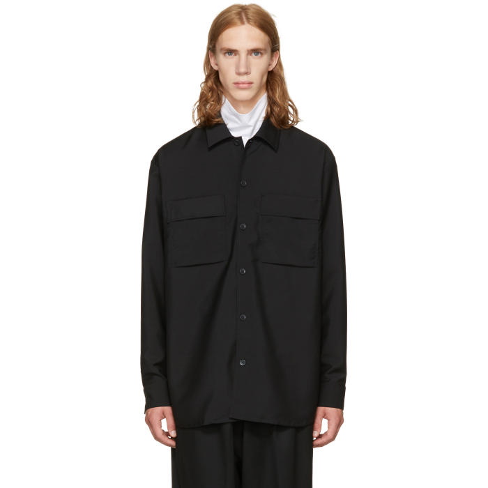 Photo: Acne Studios Black Houston Shirt 