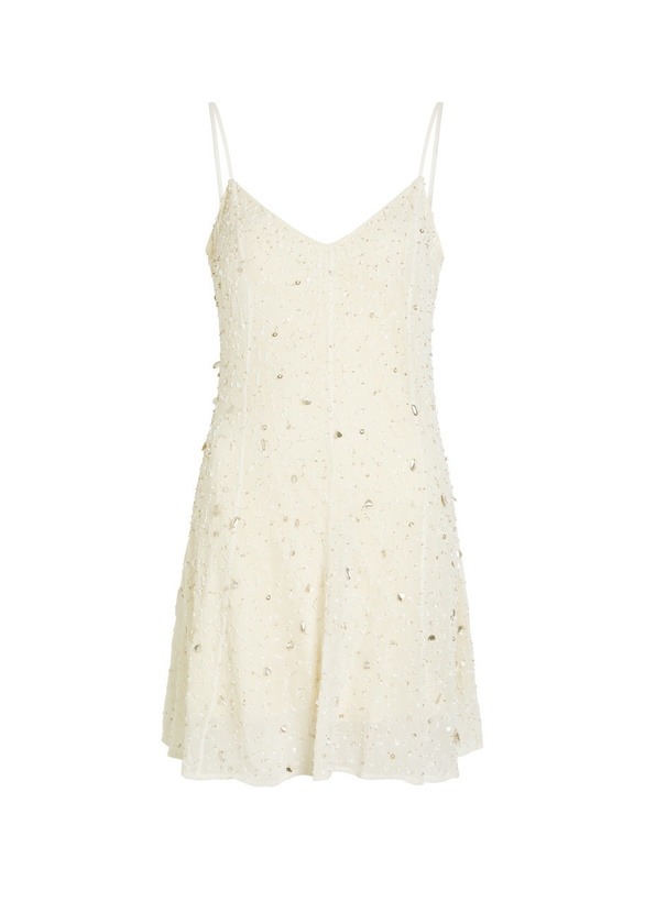 Staud Laura printed cotton minidress Staud