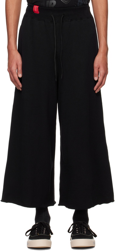 Photo: FUMITO GANRYU Black Reverse Baggy Sweatpants