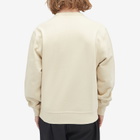 Burberry Men's Check Label Sweatshirt in Nutmeg