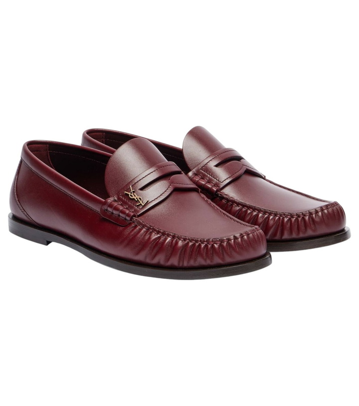 Photo: Saint Laurent Laurent leather penny loafers