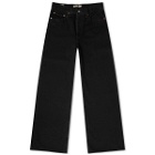 Levi's Women's Ribcage Wide Leg H223 Jeans in Black