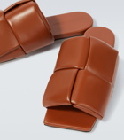 Bottega Veneta - Patch leather slides