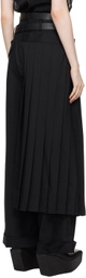 Junya Watanabe Black Belted Trousers