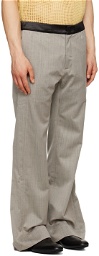Cornerstone Gray Rolled Cuff Trousers