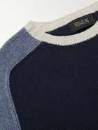 HOWLIN' - Colour-Block Wool and Cotton-Blend Sweater - Blue - S