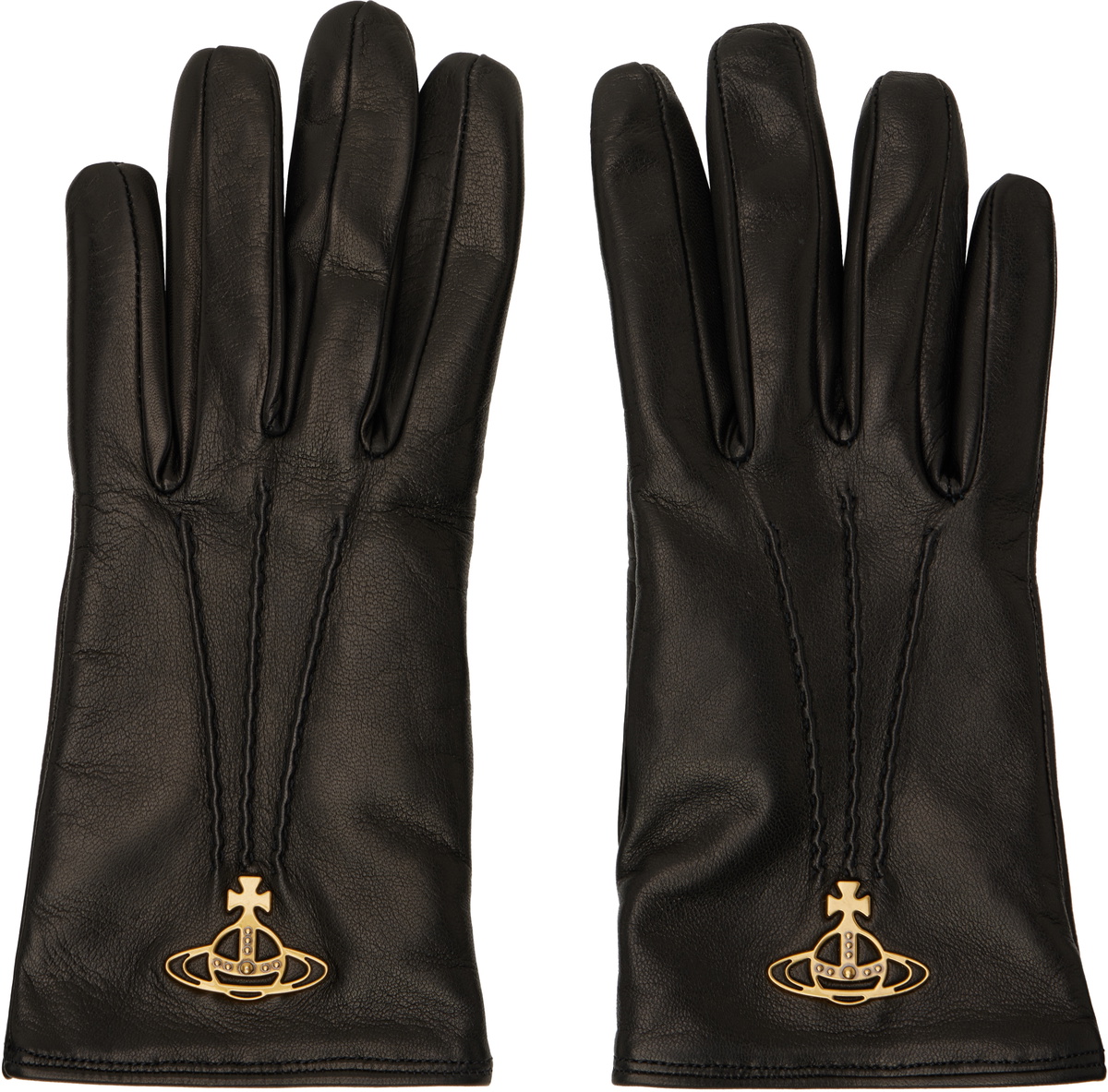 Vivienne Westwood Women Wallet Embossed Logo Leather Gloves