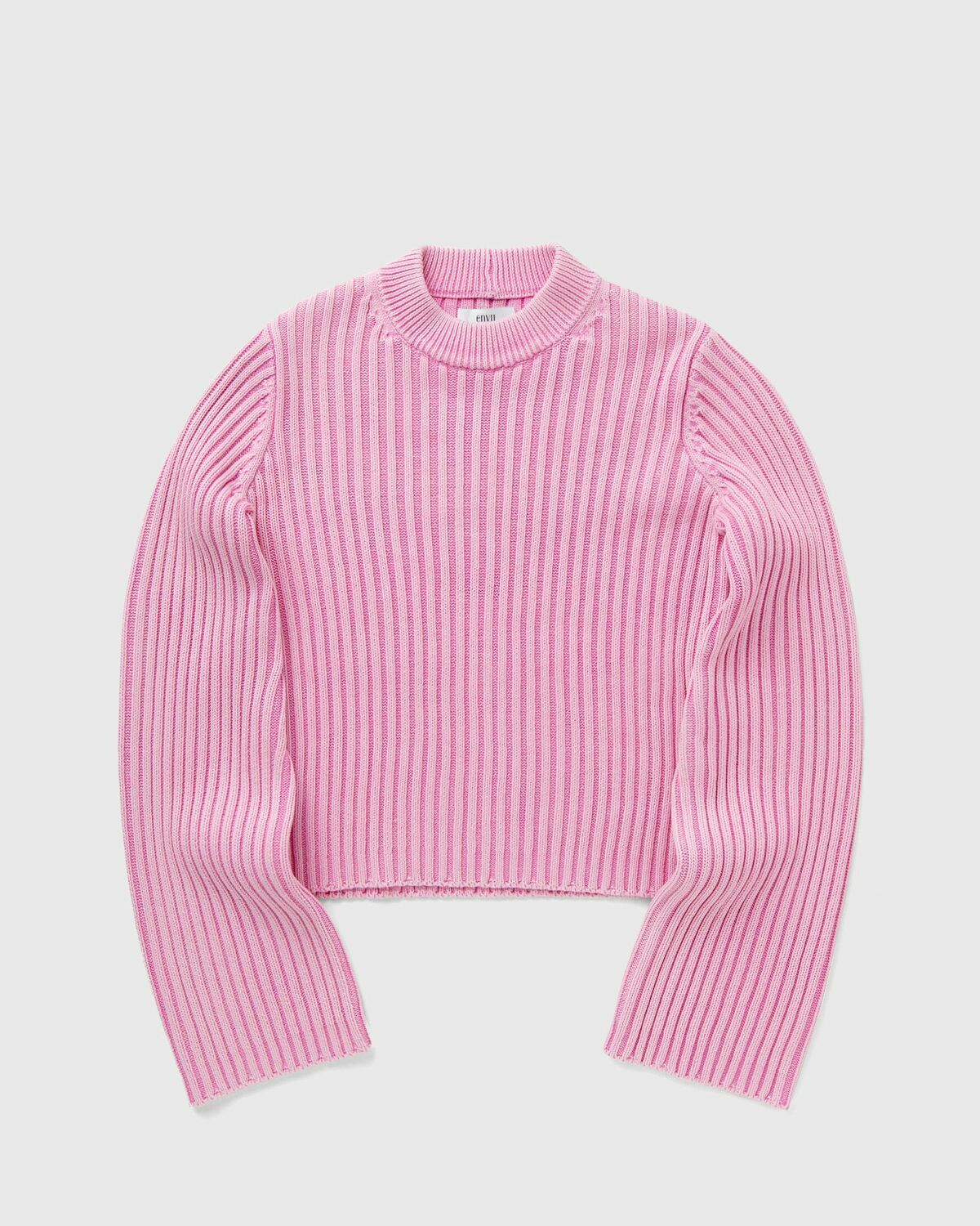 Envii ENALMA LS KNIT 7202 pink Womens Pullover
