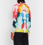 Alexander McQueen - Printed Silk Sweater - Multi
