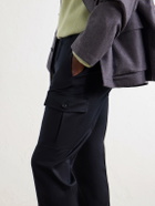Slowear - Incotex Tapered Wool-Blend Flannel Cargo Trousers - Blue