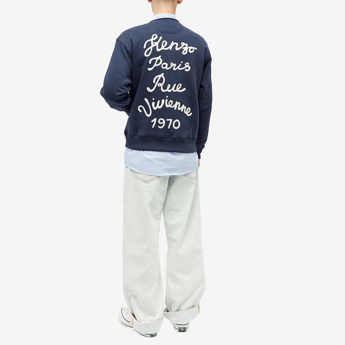 Kenzo Paris Men's Kenzo Rue Vivienne Cardigan in Midnight Kenzo Paris Men's Kenzo Rue Vivienne Cardigan in Midnight