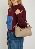 Loewe Puzzle Edge Small Leather top Handle bag - Sand - One Size