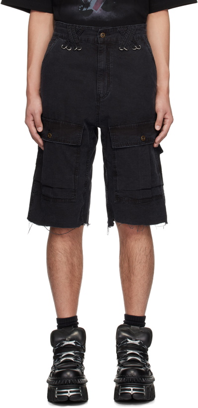 Photo: We11done Black Military Vintage Shorts