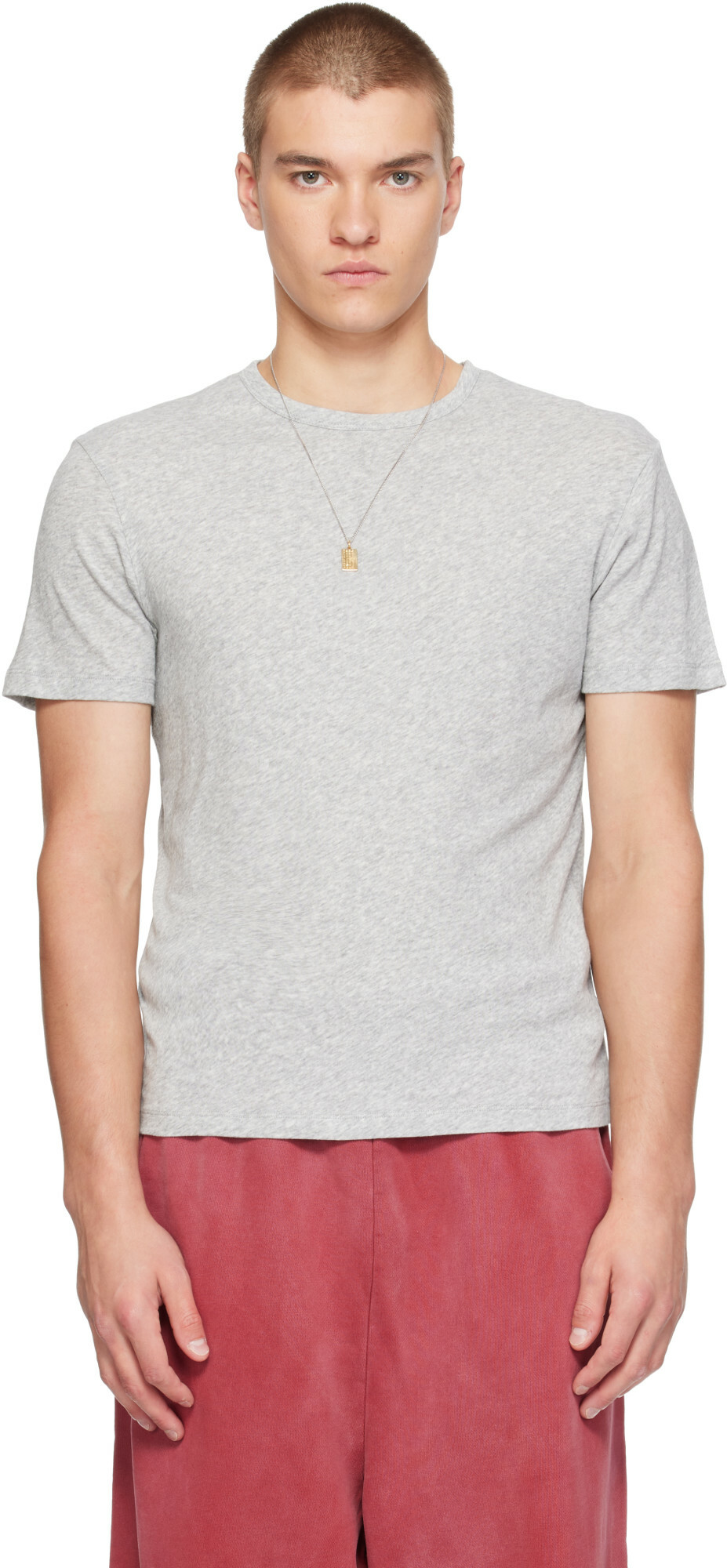 Entire Studios Gray Mini T-shirt