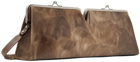 FIDAN NOVRUZOVA SSENSE Exclusive Brown Bibi Baguette Bag