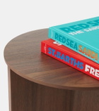 Hay Slit Small walnut side table