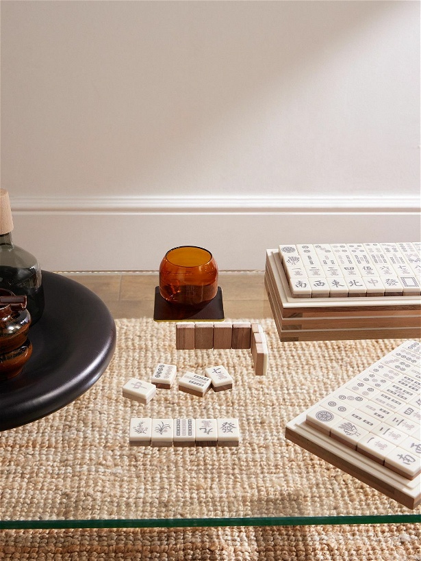 Photo: Brunello Cucinelli - Wood and Krion® Mahjong Set