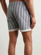 Orlebar Brown - Bulldog Slim-Fit Mid-Length Printed Recycled Swim Shorts - Blue